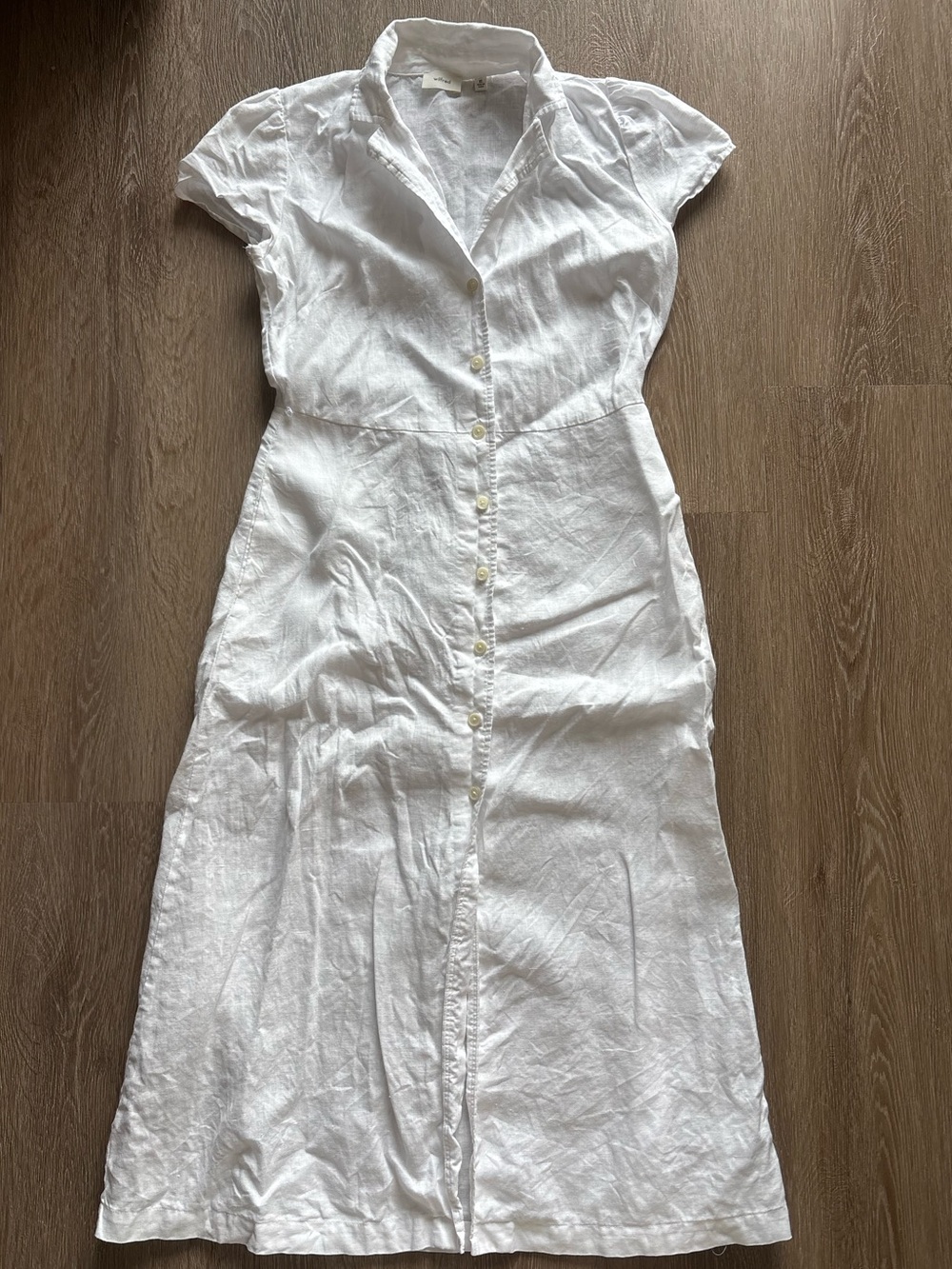 Wilfred Aritzia White Linen Dress - XS
